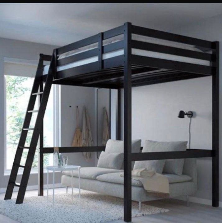 Loft bed - lit mezzanine, Maison & Meubles, Queen size, 180 à 200 cm, Enlèvement, 200 cm