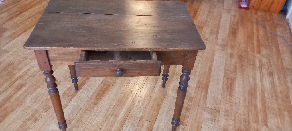 table bureau ancienne en bois, Enlèvement