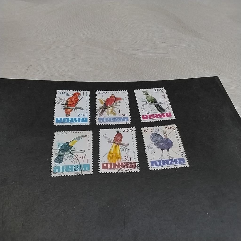 BELGIQUE 1216/1221 timbré avec cote 5,70€, Enlèvement ou Envoi, Oblitéré