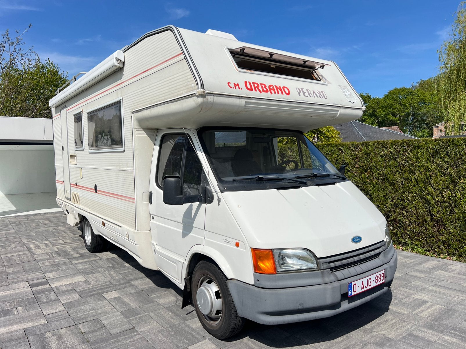 Ford transit 2.5 turbo ++ Lang chassis ++ Servo ++, Caravans en Kamperen, Mobilhomes, Ford, Diesel, Particulier, Ford