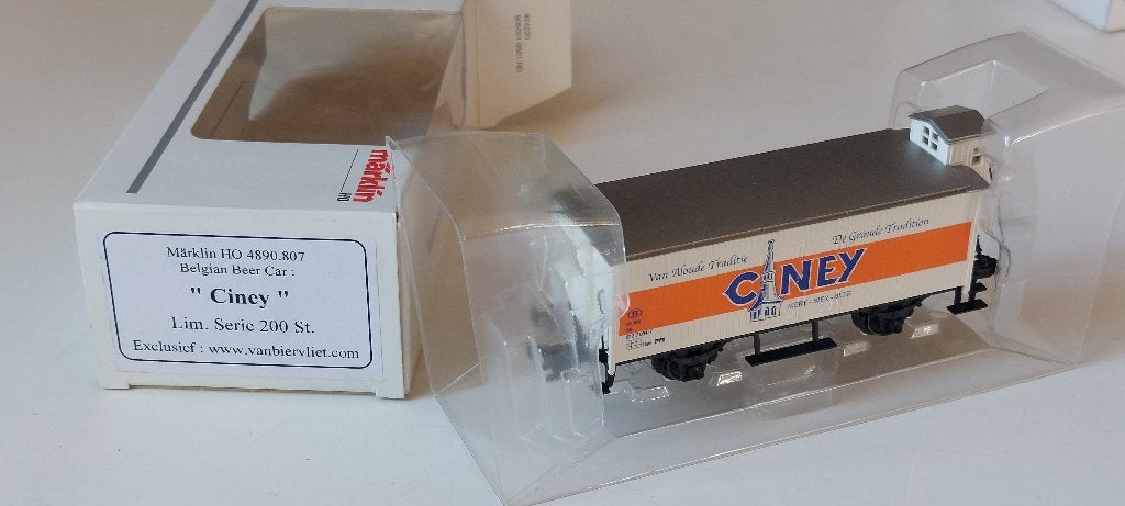 SNCB/NMBS MARKLIN BELGIAN BEER CAR*CINEY*HO*AC, Hobby & Loisirs créatifs, Neuf, Analogique, Courant alternatif, Wagon