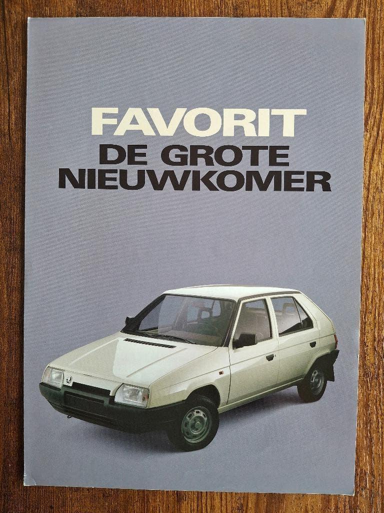 SKODA  FAVORIT -De grote nieuwkomer, Ophalen of Verzenden, Nieuw, Overige merken