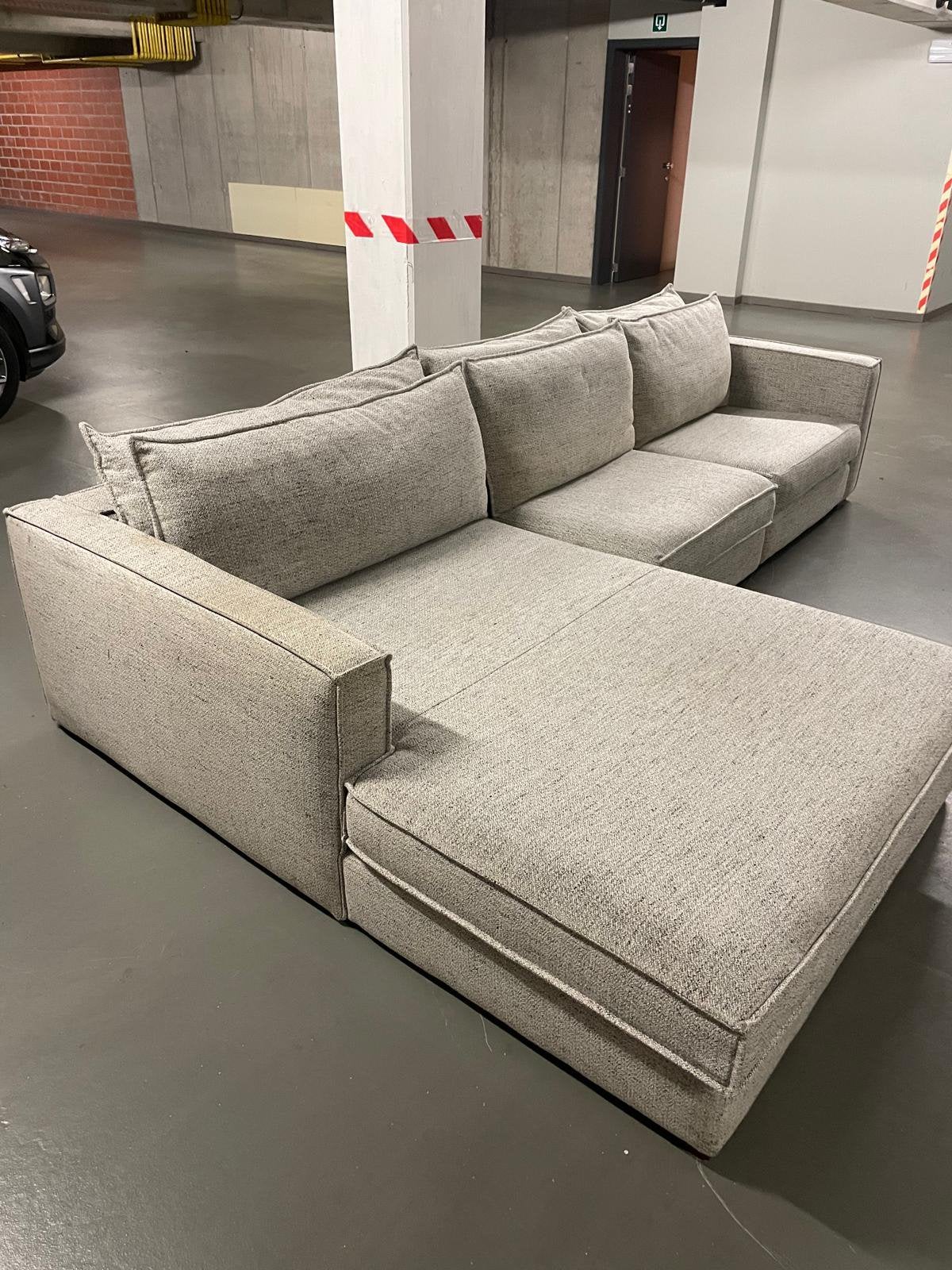 Hoeksalon, Maison & Meubles, 150 cm ou plus, 300 cm ou plus, Quatre personnes ou plus, Comme neuf