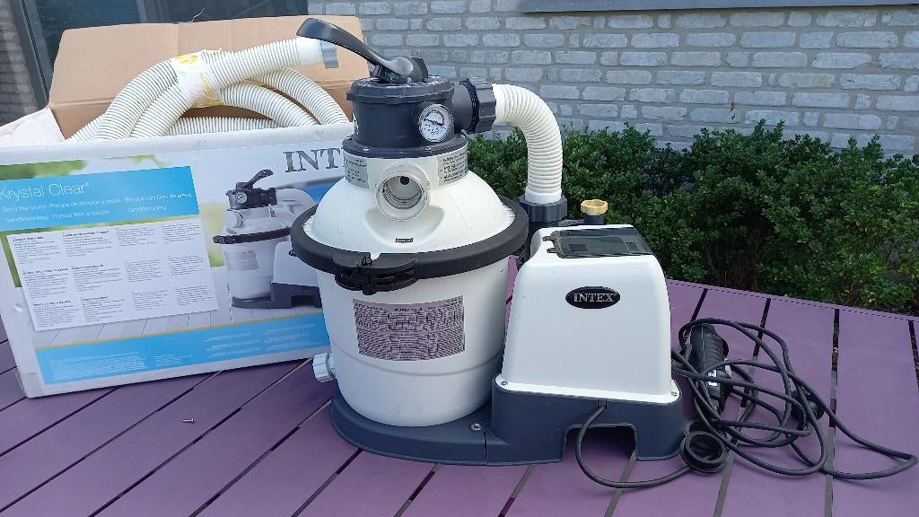 Intex filterpomp (zand of glasparels), Ophalen, Gebruikt, Filter