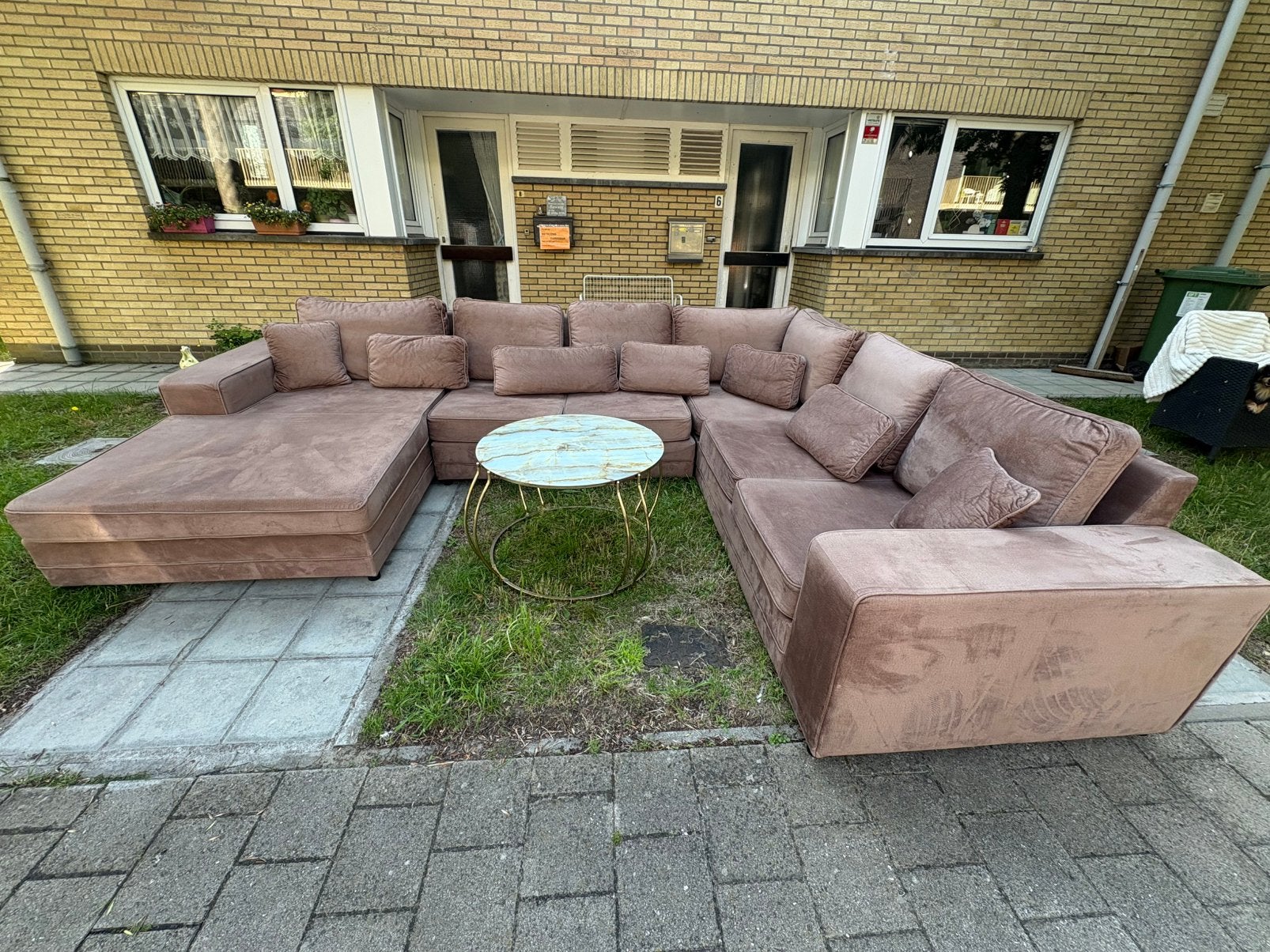 Zetel zo goed als nieuw, Tuin en Terras, Ophalen, Zo goed als nieuw
