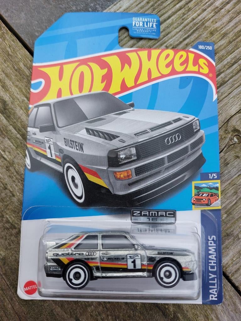 hot wheels audi quattro sport '84 zamac, Enlèvement ou Envoi, Neuf, Voiture, Autres marques