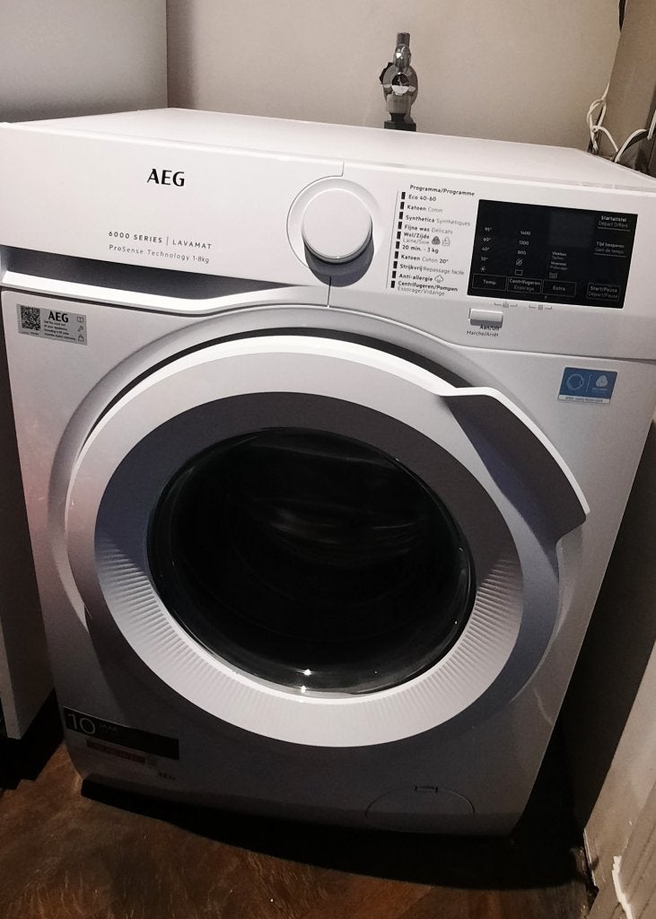 AEG wasmachine, heel nieuw, Electroménager, Lave-linge, 6 à 8 kg, Enlèvement, Comme neuf, Chargeur frontal