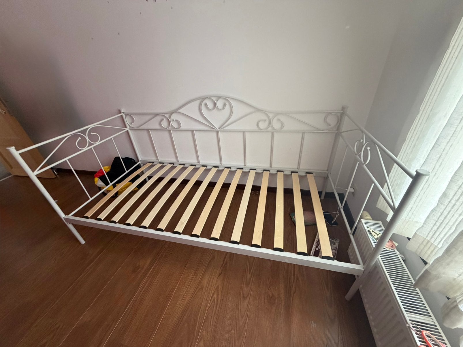 1 persoonsbed, Huis en Inrichting, Slaapkamer | Bedden, Ophalen, Gebruikt, 90 cm, Eenpersoons