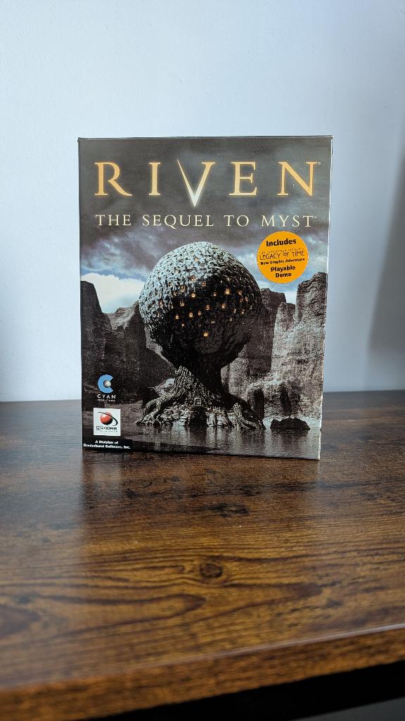 CD-ROM Big box Riven: The Sequel to Myst, Games en Spelcomputers, Ophalen, Zo goed als nieuw