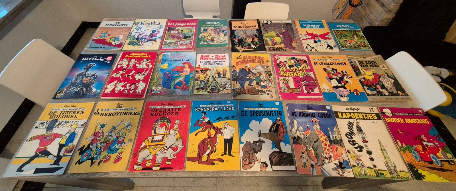 Stipboeken van suske en wiske te koop, Ophalen