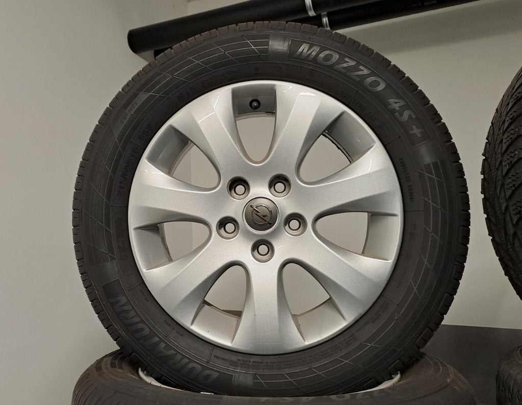 16 Duim velgen met zomer banden van Opel Astra, Auto-onderdelen, Ophalen, 16 inch, Banden en Velgen, Personenwagen