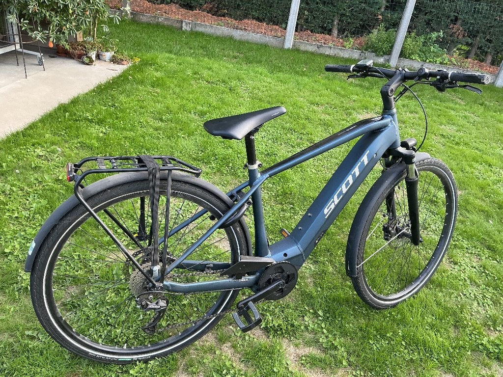 Electrische herenfiets SCOTT, Fietsen en Brommers, Ophalen, Zo goed als nieuw, Overige merken, Versnellingen
