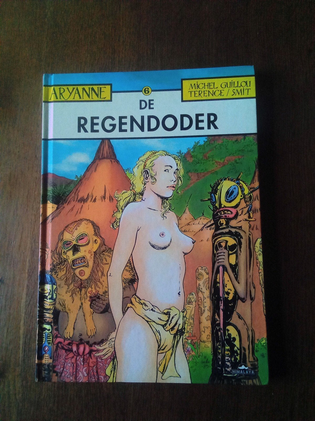 Erotische strip Aryanne (1990), Ophalen