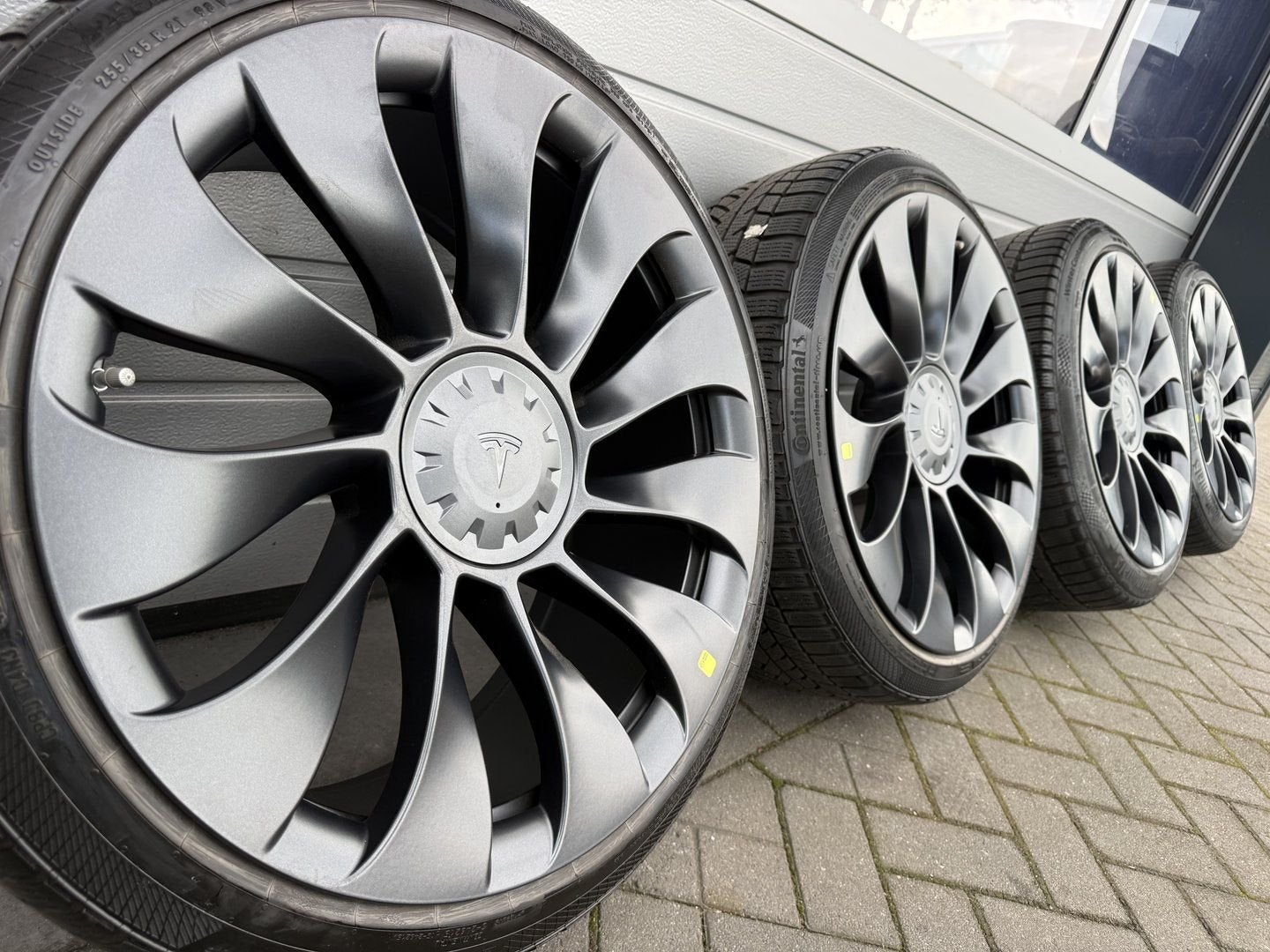 21 " Tesla Model Y velgen Performance sensoren winterbanden, Auto-onderdelen, -, 275 mm, -, Banden en Velgen