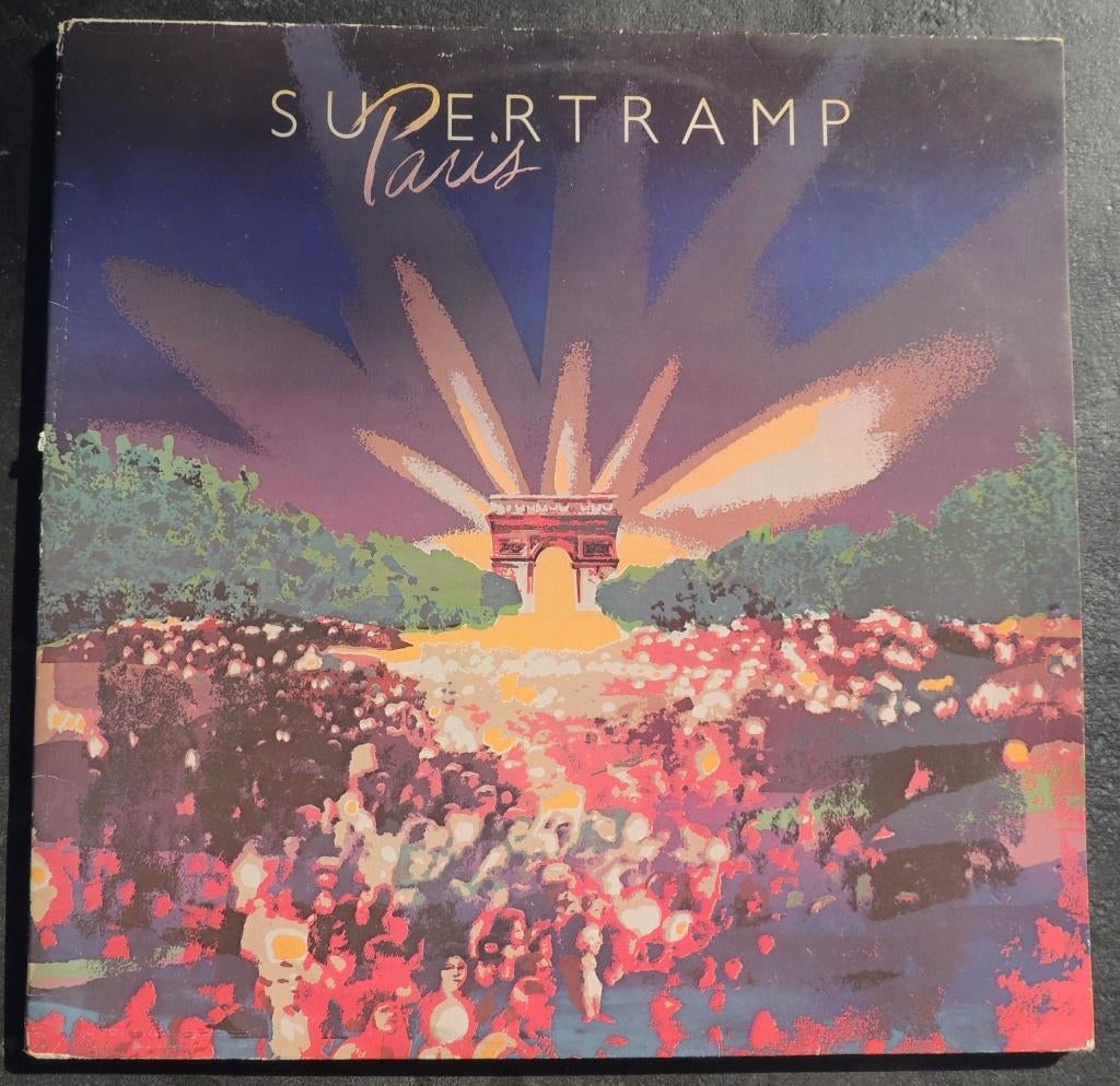 Double album SUPERTRAMP Live in Paris CBS Record 1980, Gebruikt, Verzenden, 1980 - 1989, Dubbel-LP
