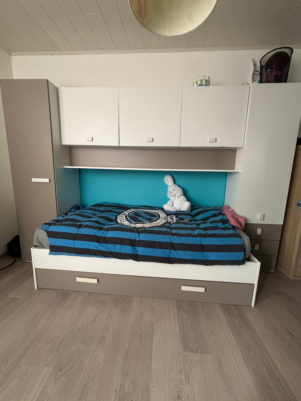 Kinderkamer / Compact slaapmeubel  3m10 op 2m, Huis en Inrichting, Slaapkamer | Complete slaapkamers, Ophalen, Zo goed als nieuw