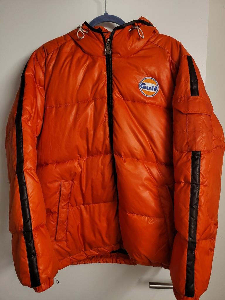 Gulf tuningjas, Kleding | Dames, Jassen | Winter, Ophalen, Maat 38/40 (M), Oranje