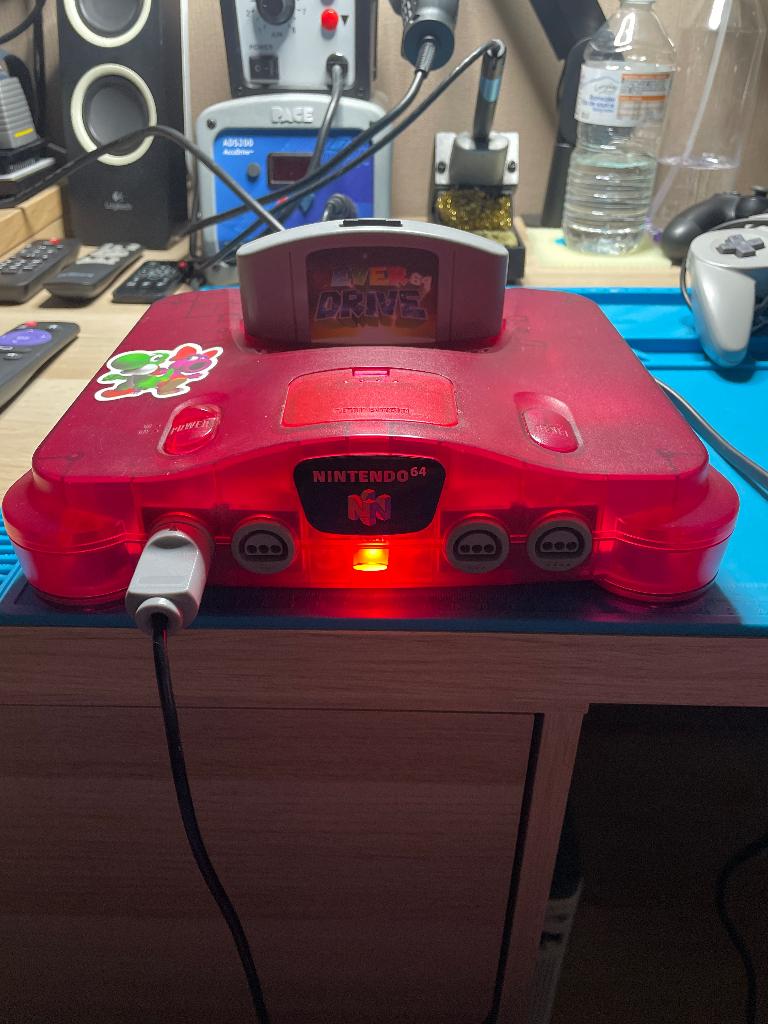 N64 met ultra hdmi-ultrapif, Games en Spelcomputers, Spelcomputers | Nintendo 64, Ophalen, Refurbished, Met 2 controllers, Met geheugenkaart