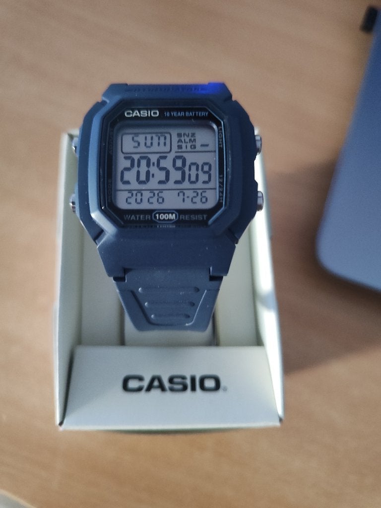 Montre Casio W-800H-2AVES, Bijoux, Sacs & Beauté, Montres | Hommes, Montre-bracelet, Casio, Comme neuf, Enlèvement