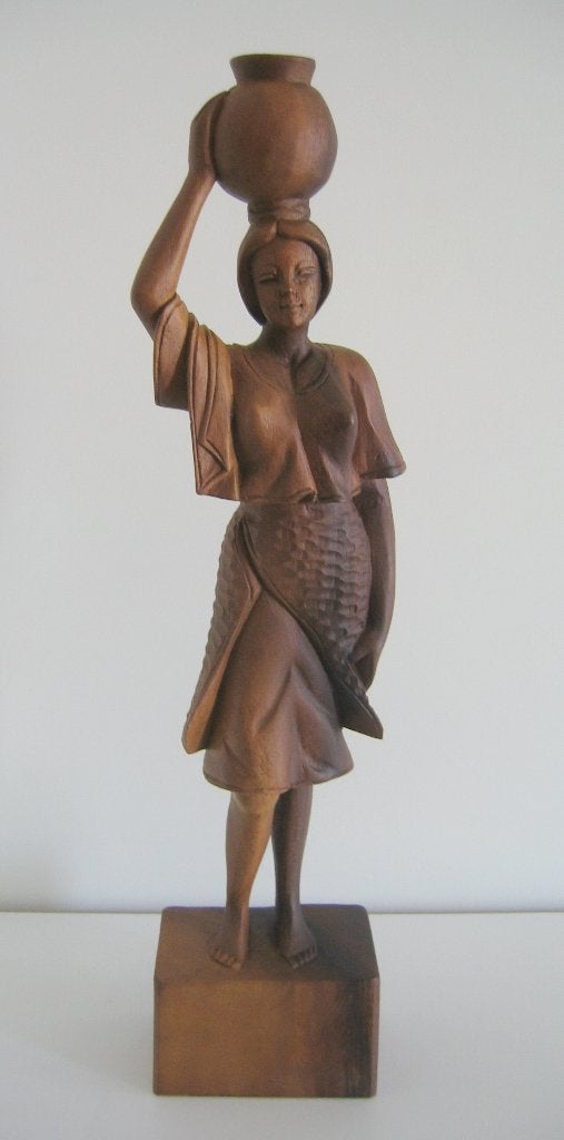 Femme en bois des Philippines - 4052, Statue, Bois, Asie, Enlèvement