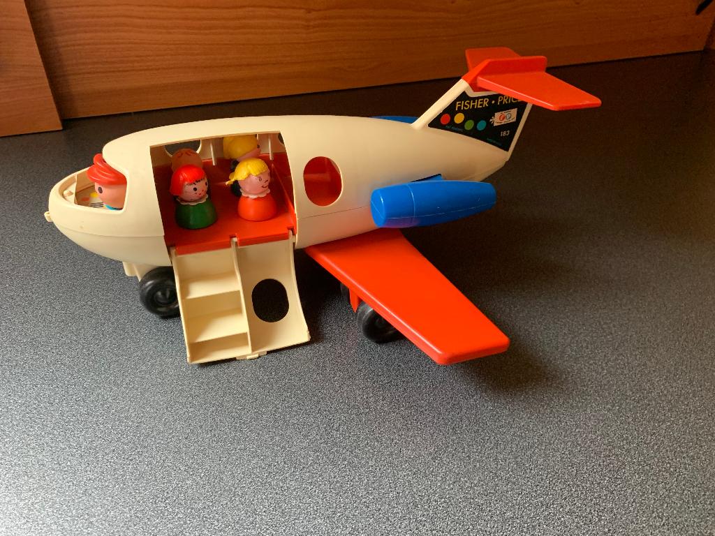 Fisher Price vliegtuig vintage, Ophalen, Gebruikt, Auto of Voertuig
