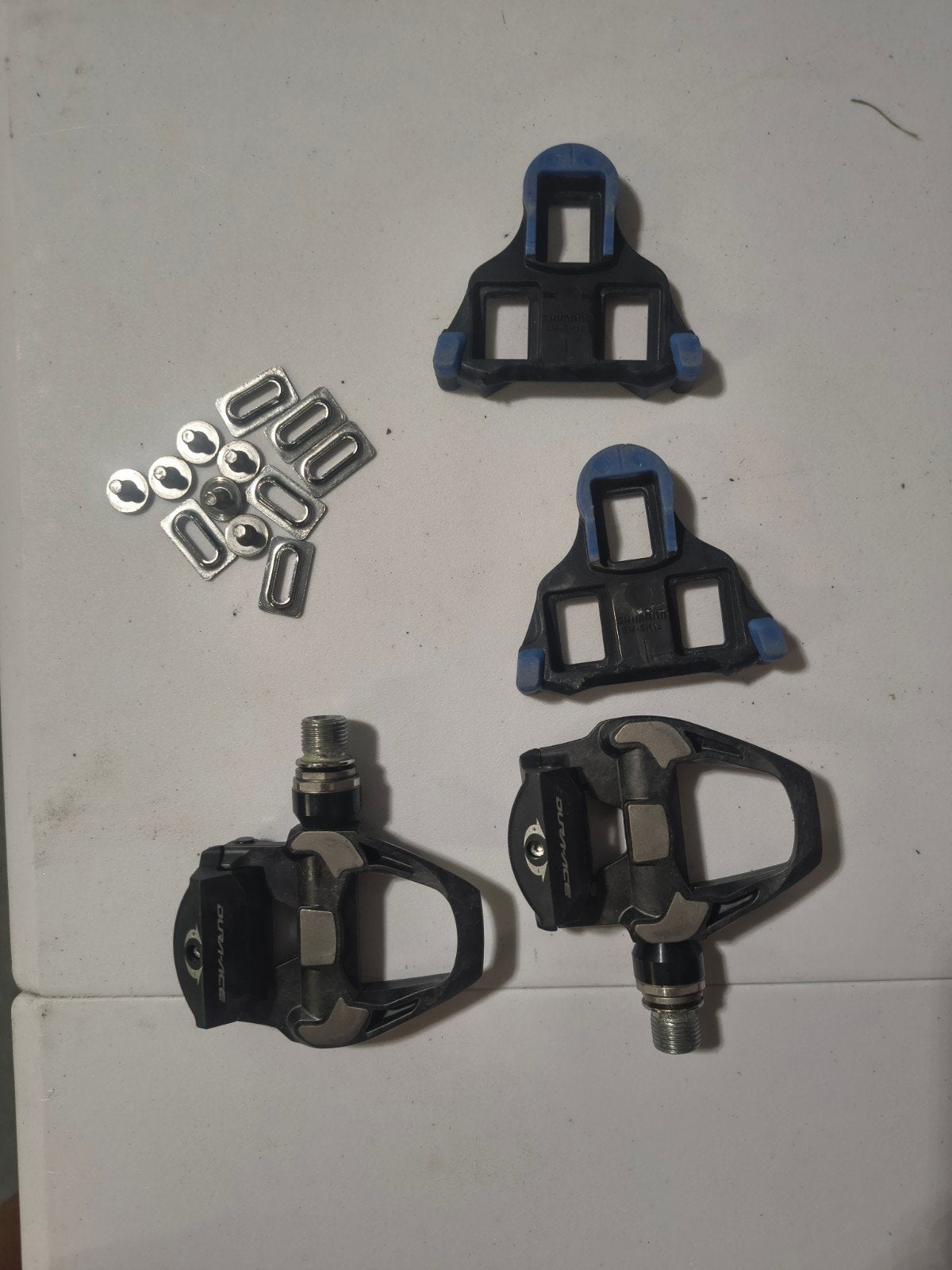Shimano Dura-Ace racepedalen - Zo goed als nieuw + schoenpla, Ophalen of Verzenden