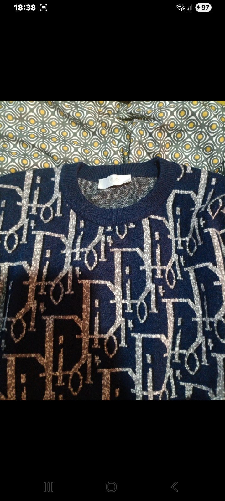 dior, Ophalen of Verzenden, Maat 46 (S) of kleiner, Blauw