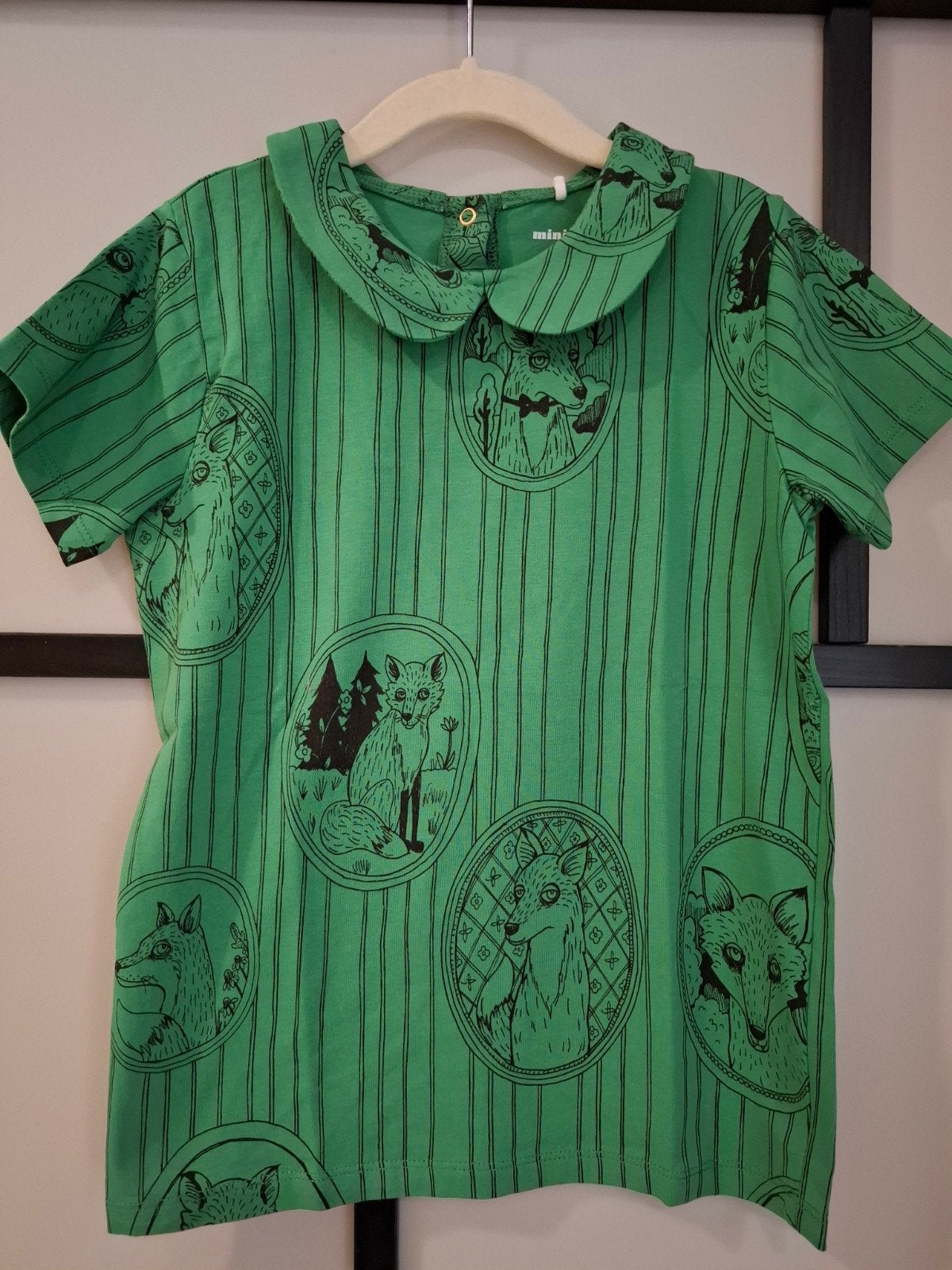 T-shirt Mini Rodini - 116/122 - hele mooie staat, Kinderen en Baby's, Kinderkleding | Maat 116, Mini rodini, Meisje, Ophalen of Verzenden