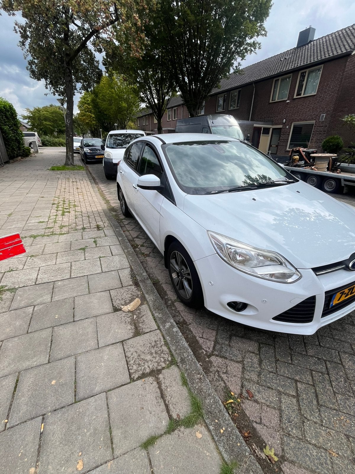 Ford focus 2013 full option benzine 1.0 turbo, Auto's, Focus, Euro 5, Wit, Handgeschakeld