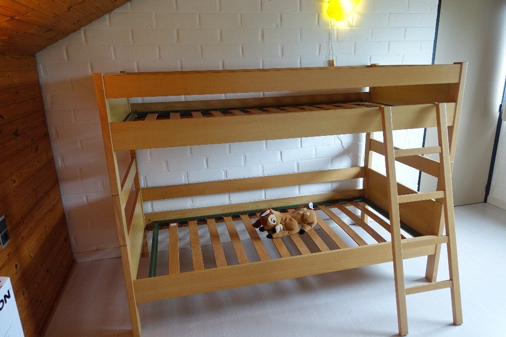 Stapelbed met kast, Huis en Inrichting, Slaapkamer | Stapelbedden en Hoogslapers, Gebruikt, Stapelbed, 90 cm, 190 cm of minder