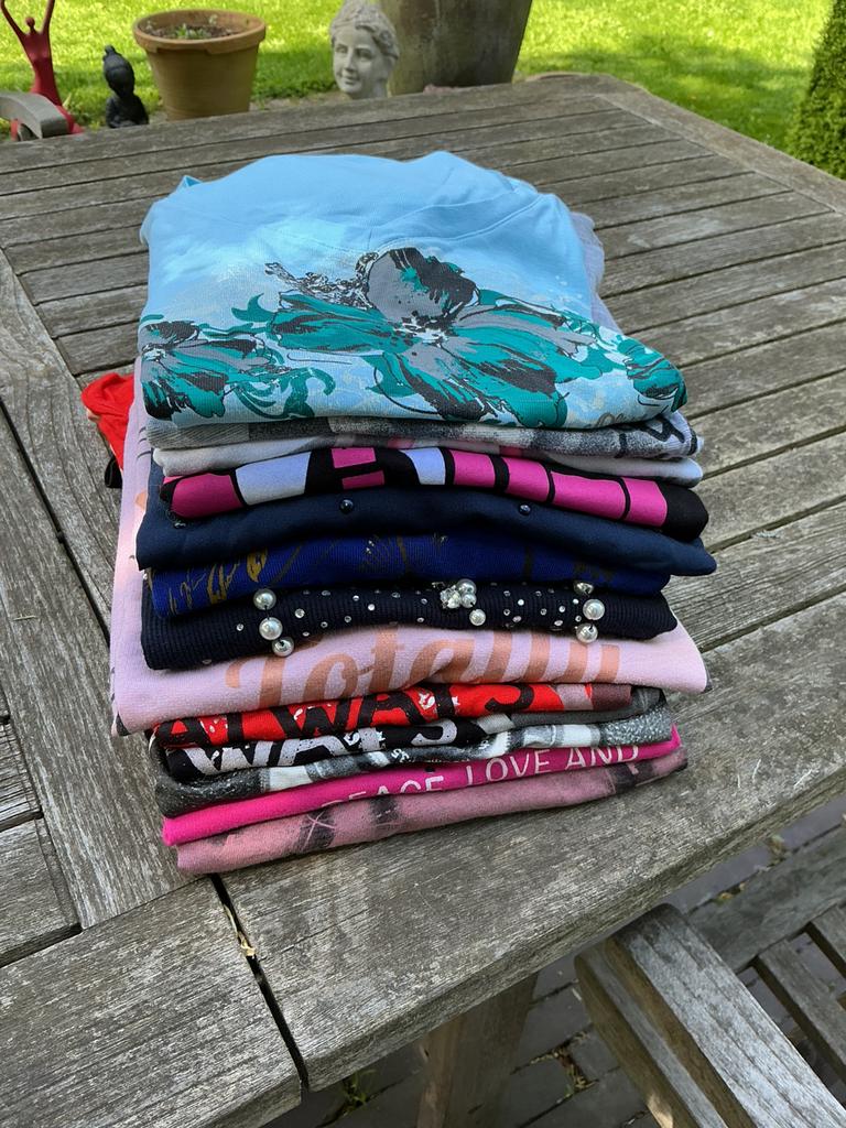 Pakket van 14 mooie T shirts maat S, Ophalen of Verzenden, Gedragen, Maat 36 (S)