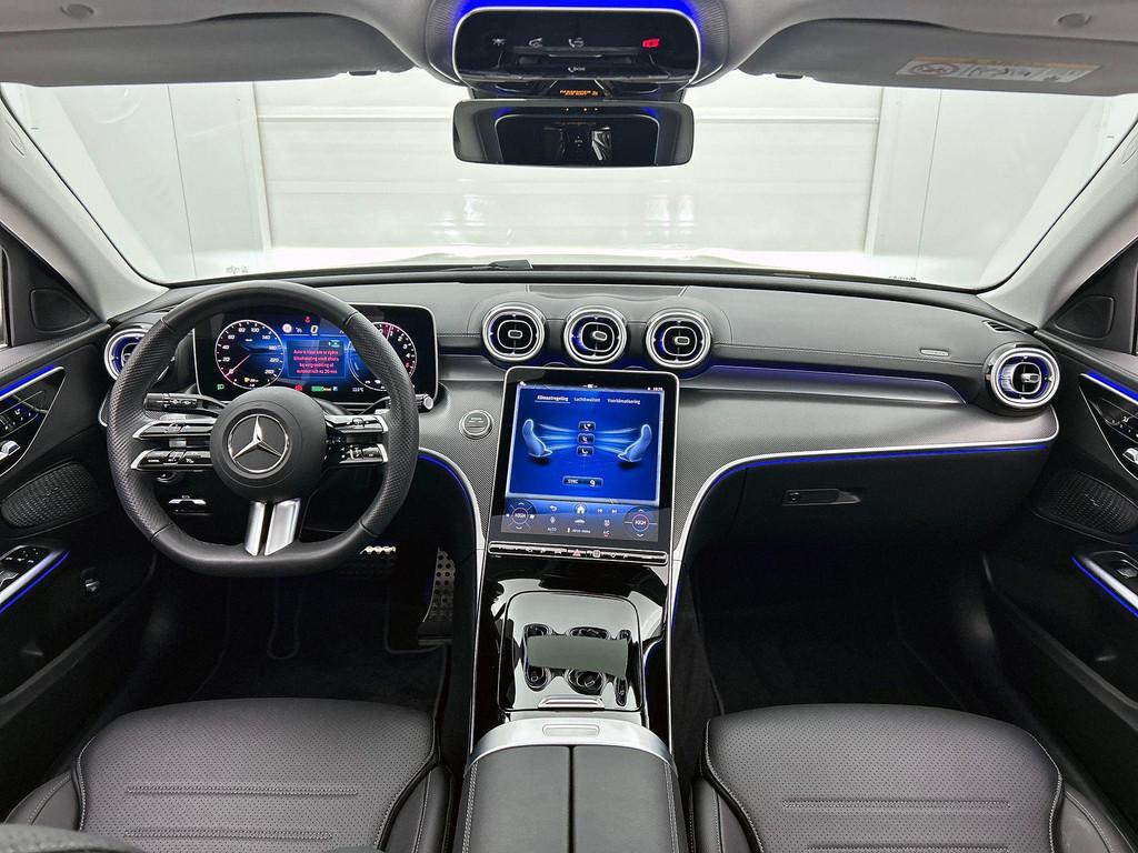 Mercedes-Benz C-Klasse 300 DE Break 4MATIC AMG Line | Panora, Auto's, Stof, Zwart, Plug-in hybride, 240 kW