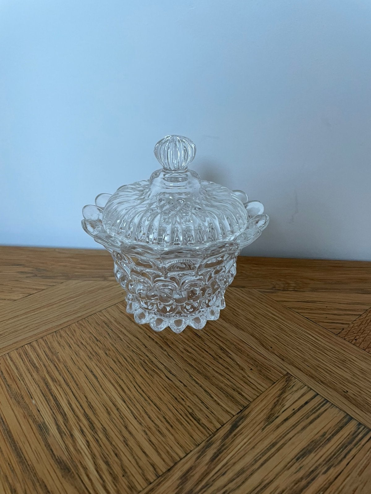 Bocal en verre S, Verre, Enlèvement ou Envoi, Comme neuf, Avec couvercle