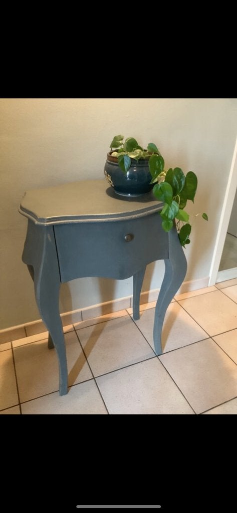 Prachtig blauw grijzig brocante kastje, Ophalen