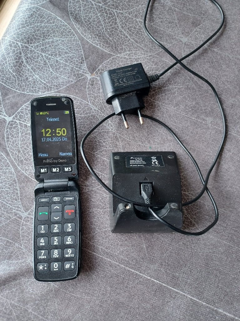 Senioren gsm Primo: nauwelijks gebruikte eenvoudige gsm, Ophalen, Gebruikt
