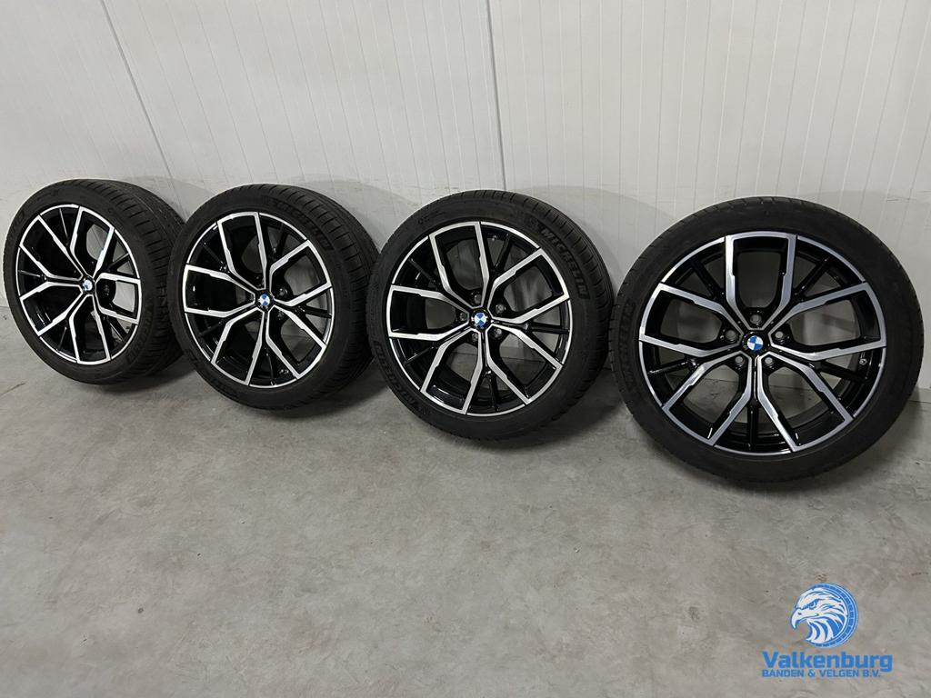 6mm! Originele BMW 5 serie G30 G31 Style 845M 19 inch zwarte, Pneus et Jantes, 245 mm, Véhicule de tourisme, Pneus été