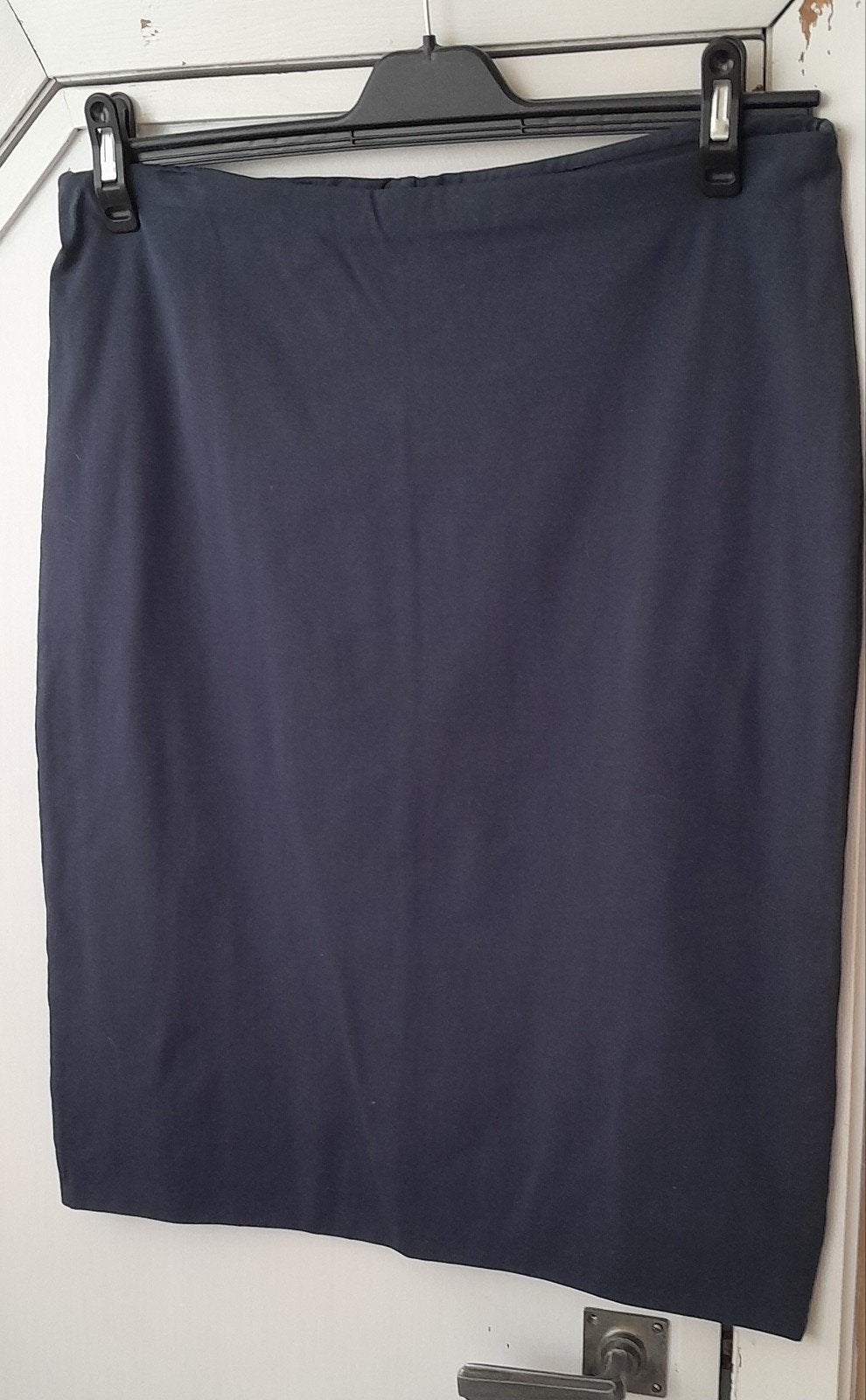 Prachtige stretch rok large., Kleding | Dames, Rokken, Ophalen of Verzenden, Zo goed als nieuw, Maat 42/44 (L), Blauw