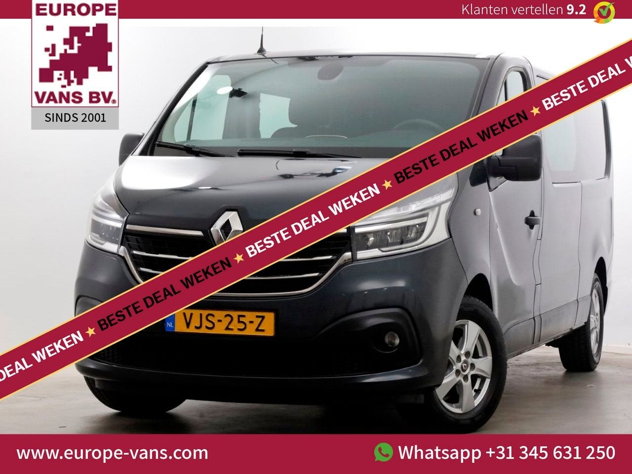 Renault Trafic 2.0 dCi 120pk L2H1 D.C. Business LED/Camera/N, Electronic Stability Program (ESP), Argent ou Gris, Achat, Entreprise