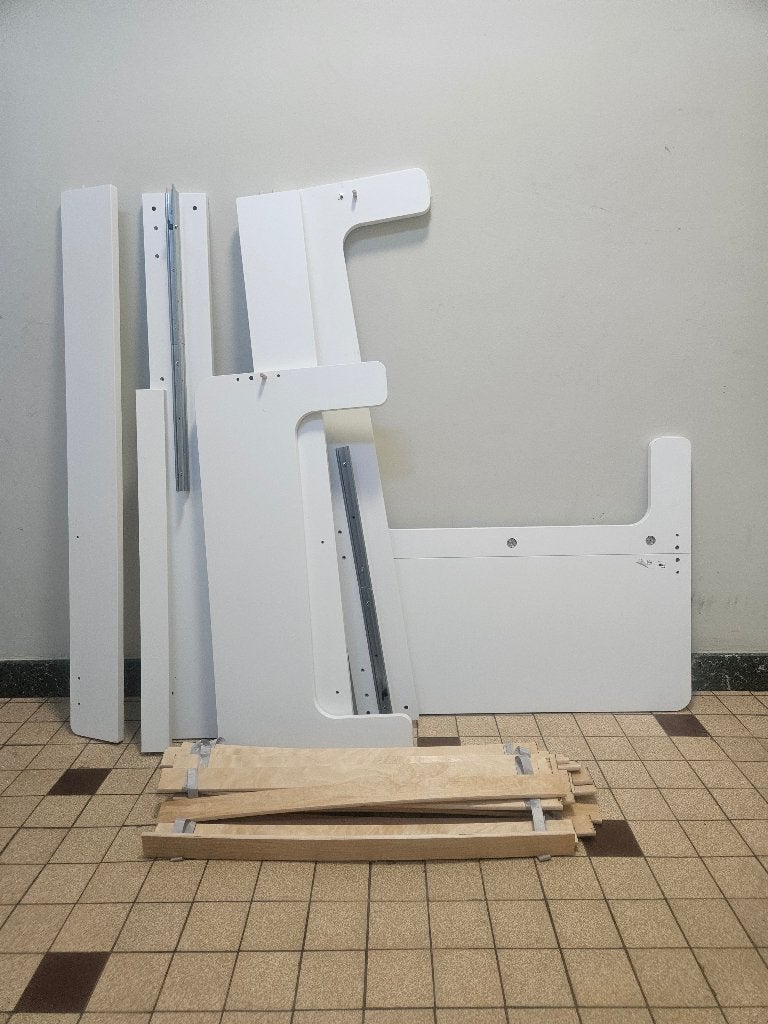 Ikea bed 80x200 compleet (met matras en lattenbodem), Kinderen en Baby's, Gebruikt, 70 tot 85 cm, 180 cm of meer, Ophalen