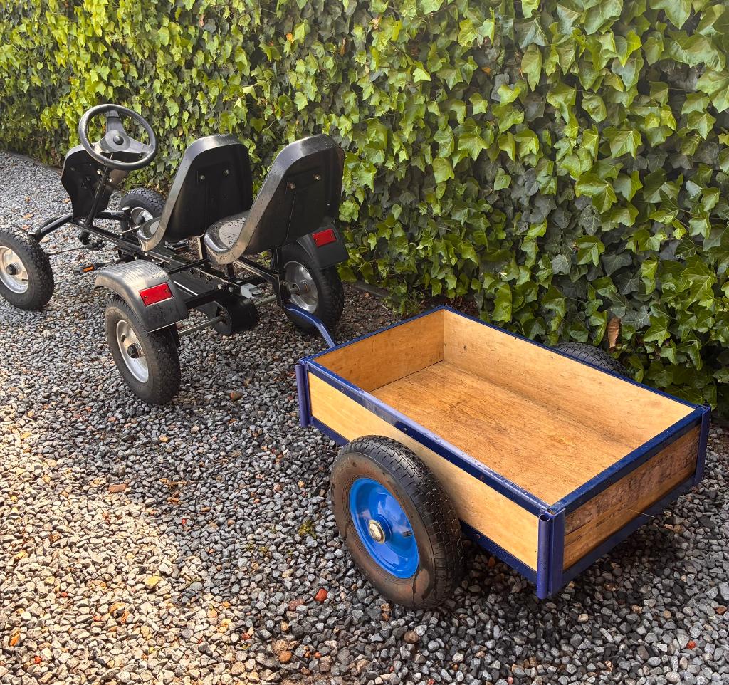 Go car 2 - zit met aanhangwagen, Kinderen en Baby's, Speelgoed | Buiten | Skelters, Ophalen, Gebruikt, Berg