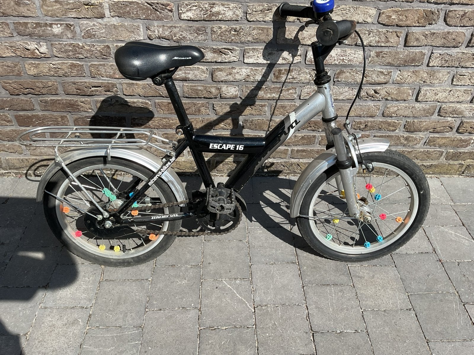 Kinderfietsje vanaf 5 jaar, Fietsen en Brommers, Fietsen | Kinderfietsjes, Ophalen, Gebruikt, Terugtraprem, Minder dan 16 inch