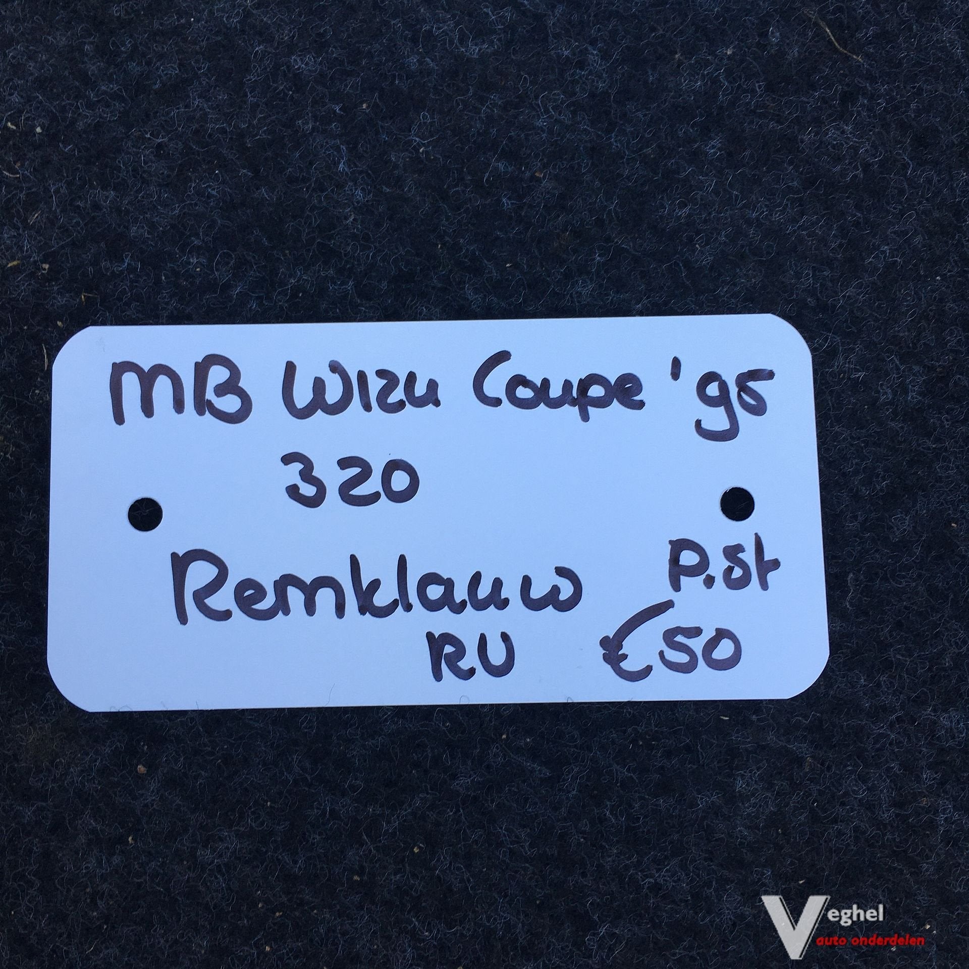 Mercedes W124  3.2 Benzine  Coupe   Remklauw Linksachter of, Gebruikt, -, -, Ophalen of Verzenden