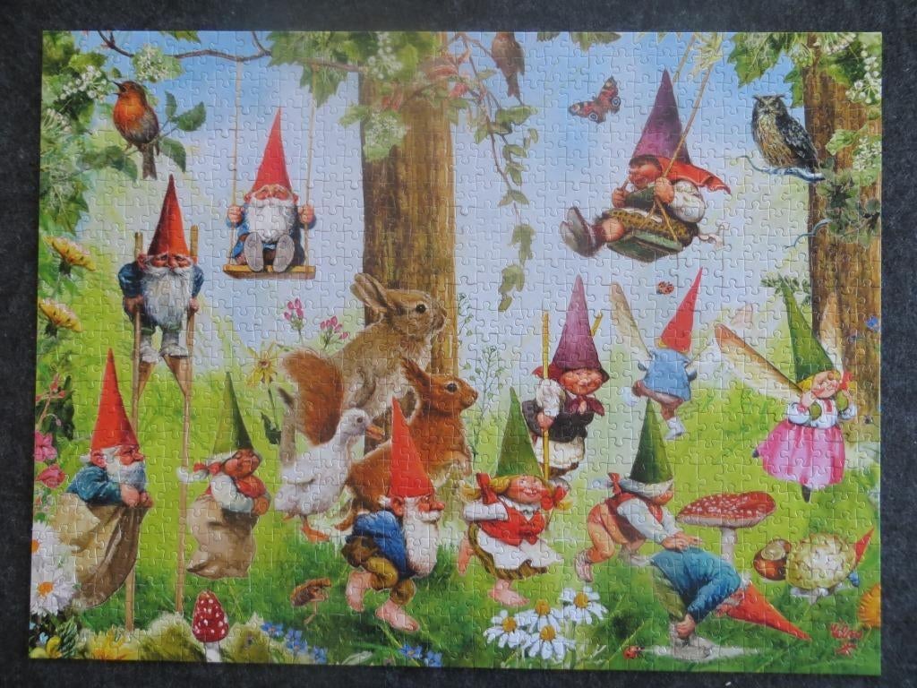 puzzle Jumbo Playfull gnomes 950 pièces, Enlèvement ou Envoi, 500 à 1500 pièces, Neuf, Puzzle