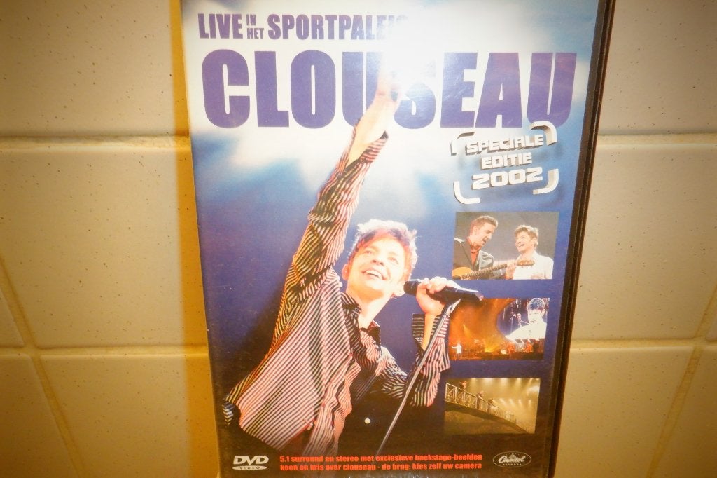 DVD Clouseau Speciale Editie 2002 Live In het Sportpaleis., Cd's en Dvd's, Extra's, Alle leeftijden, Zo goed als nieuw, Concert