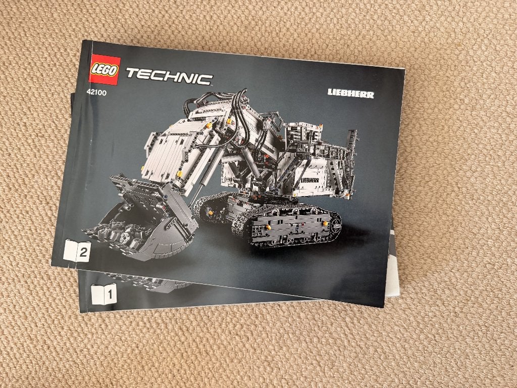 LEGO Technic 42100 Liebherr R 9800 Excavator, Ophalen, Inclusief instructies, Lego, Zo goed als nieuw