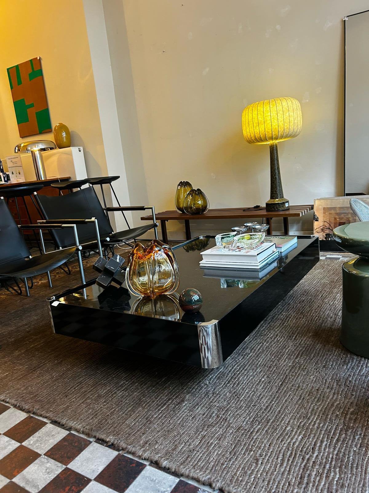 Prachtige Willy Rizzo salontafel, Maison & Meubles, Enlèvement, Comme neuf