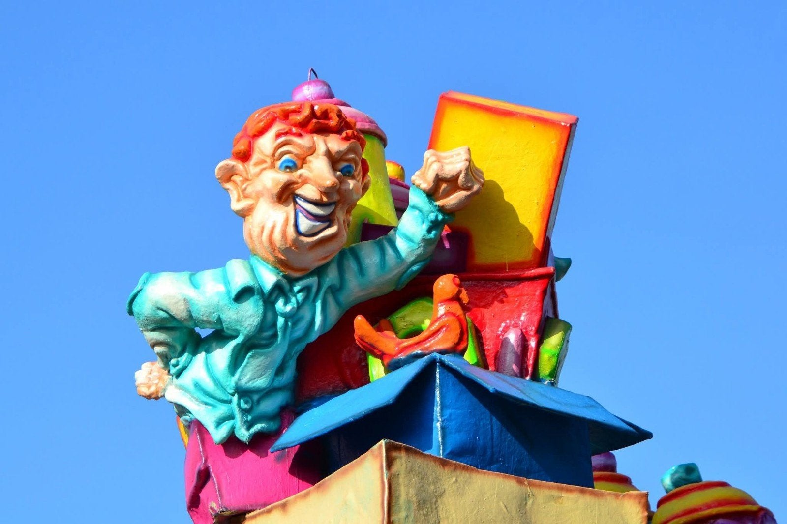 mooie polyesteren carnavalswagen te koop, Enlèvement, Comme neuf
