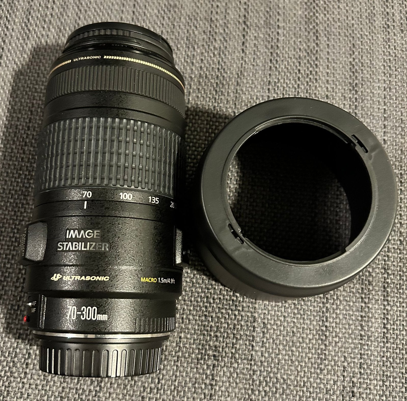 Canon EF 70-300mm f/4-5.6 IS USM Telelens, Ophalen, Canon, Telelens, Zo goed als nieuw