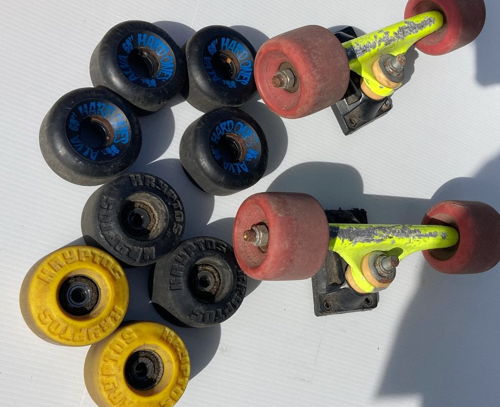 vintage skateboard lot., Sport en Fitness, Ophalen of Verzenden, Skateboard