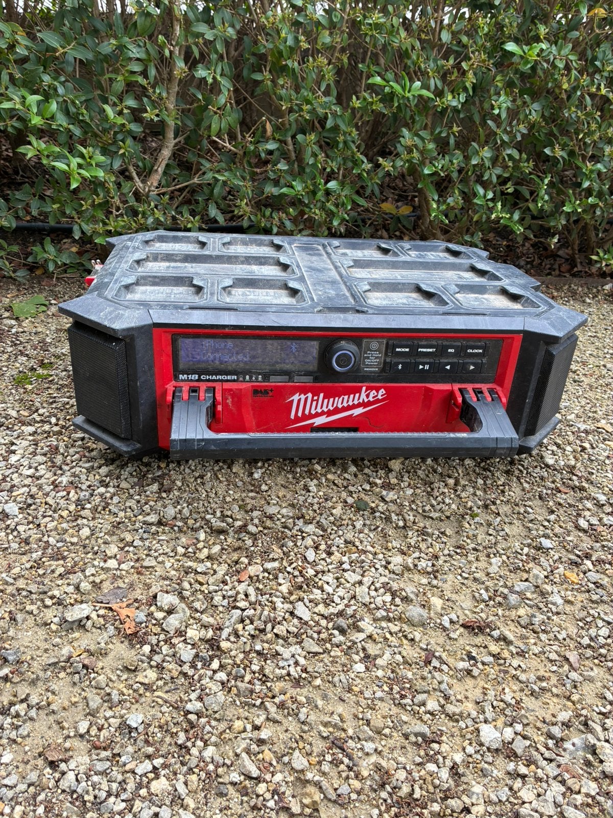 Milwaukee m18 radio, Ophalen, Zo goed als nieuw